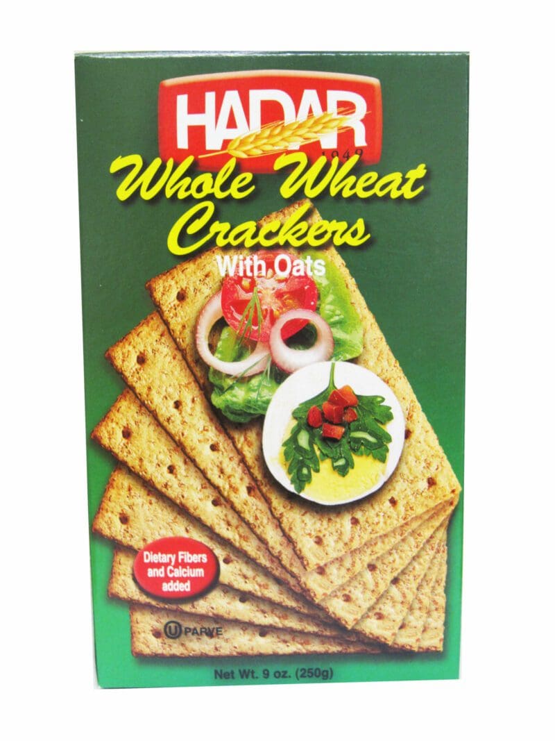 Hader Whole Wheat Oat Crackers